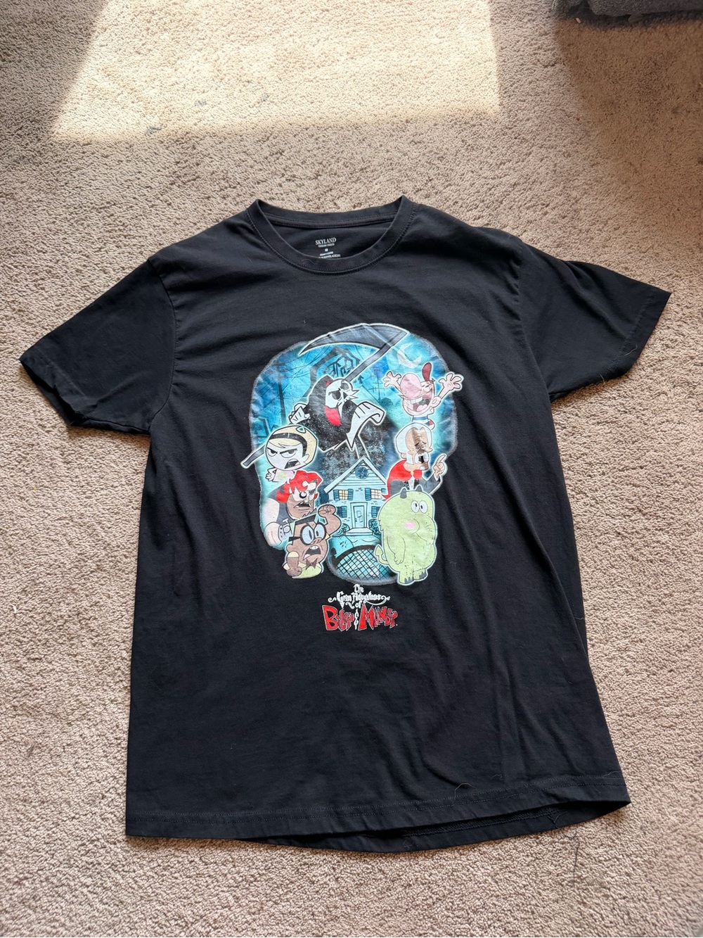 The Grim Adventures of Billy & Mandy Black Graphic Tee